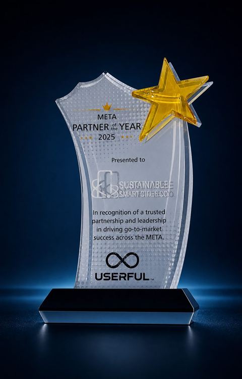 Userful META Partner of the Year 2025 recognition awarded to Sustainable Smart Cities